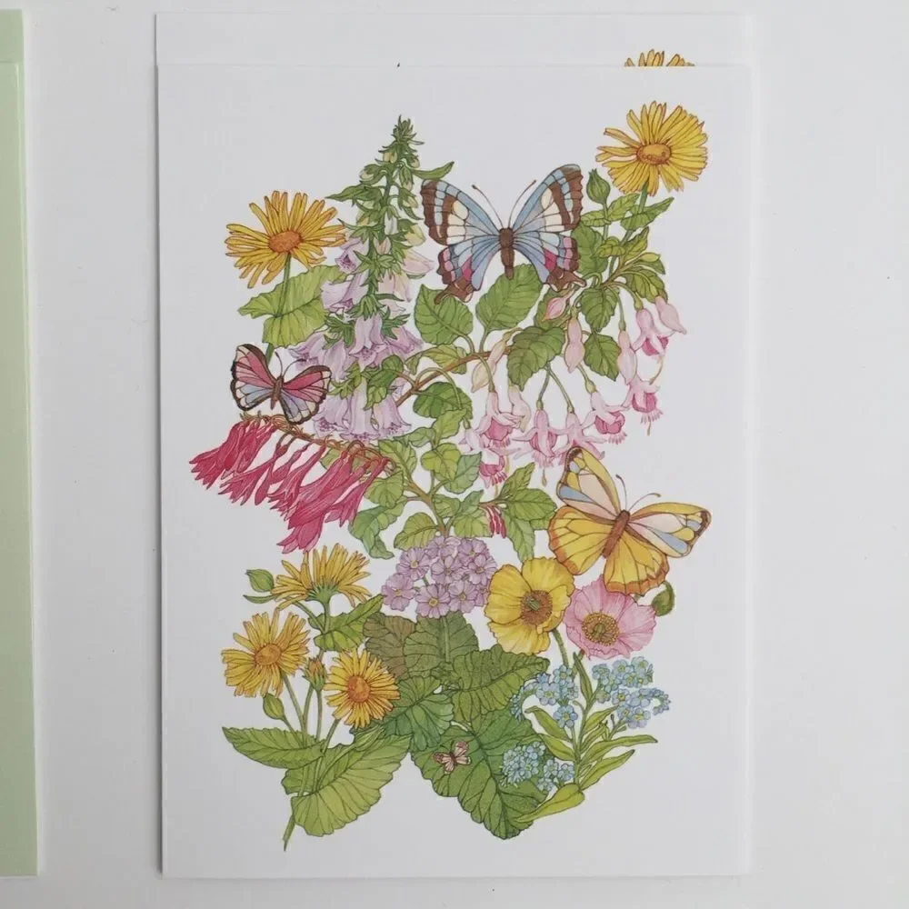 Vintage Current Birthday Cards Bundle/Lot 8 Floral Design Printed in the USA